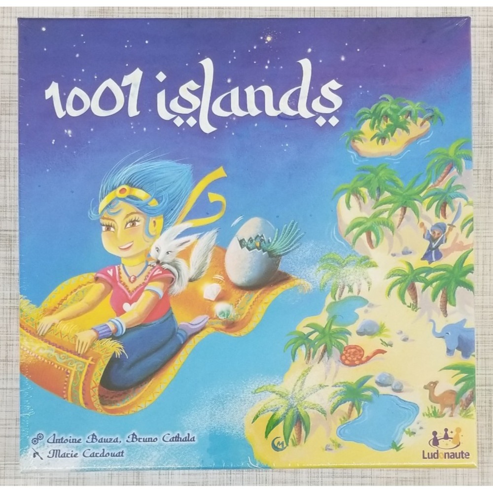 1001 Islands Board Game, Arabian Themed Tile Drafting Strategy Game Brand New